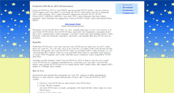 Desktop Screenshot of convertdvdtoavi.com