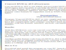 Tablet Screenshot of convertdvdtoavi.com